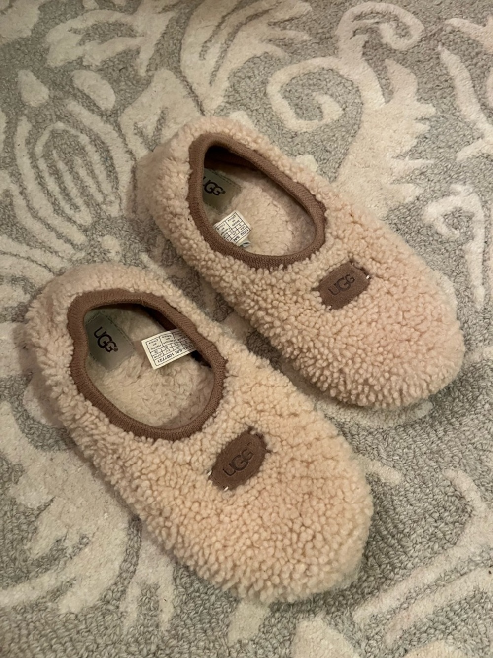 UGG Sheepskin Fuzz Slippers